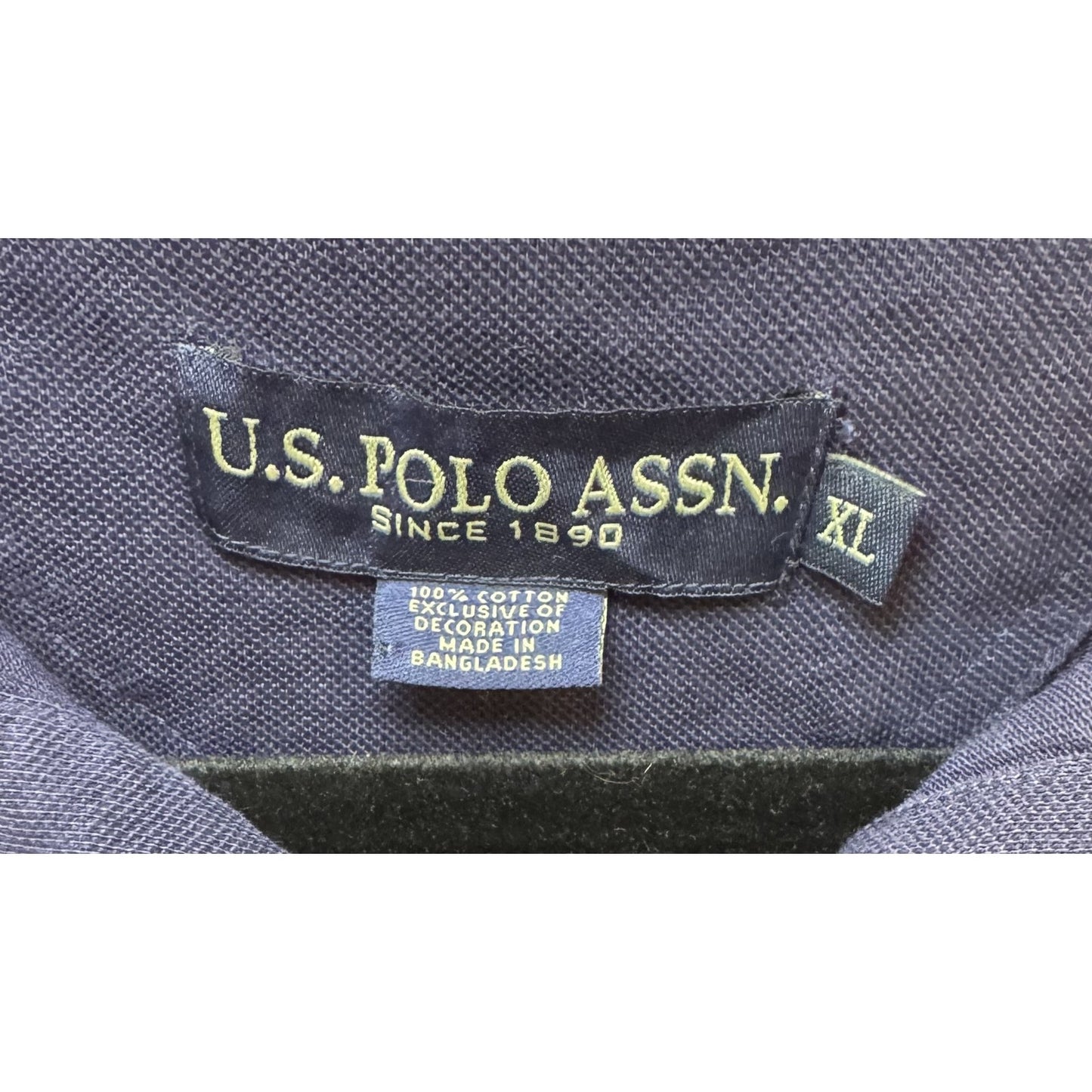 U.S. Polo Assn Blue Red White USA Polo Retro Crest XL