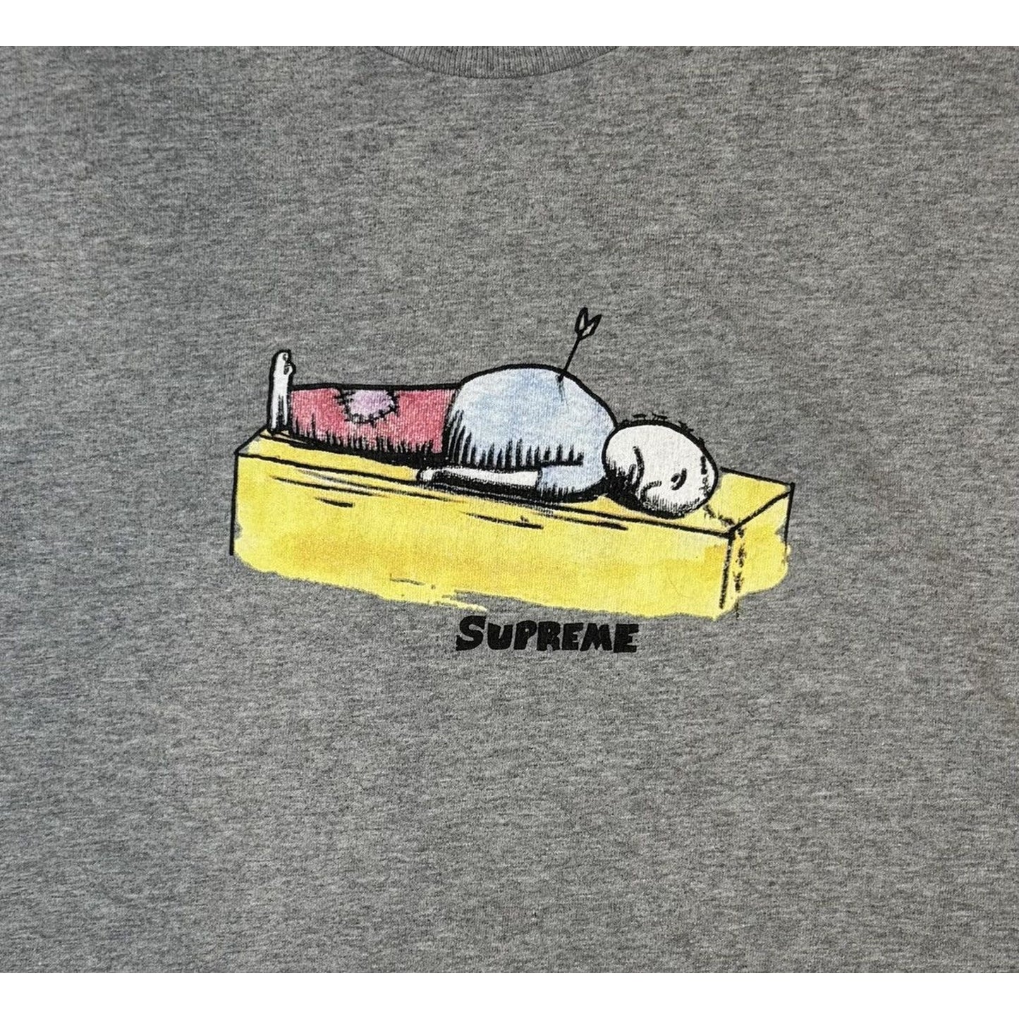 Supreme Long Sleeve T-Shirt with Graphic Print - M