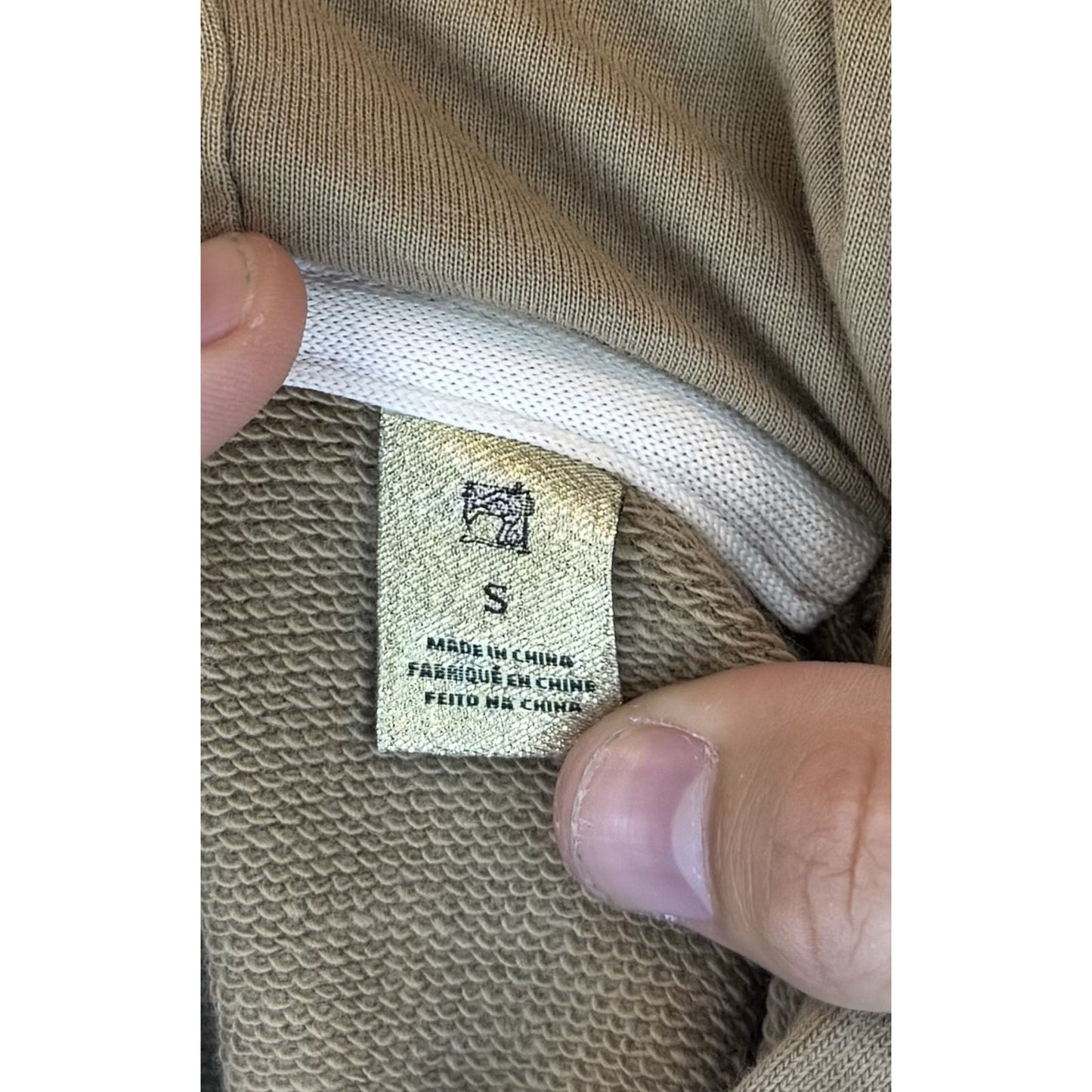 Scotch & Soda Hoodie Womens S Tan Studded Pullover
