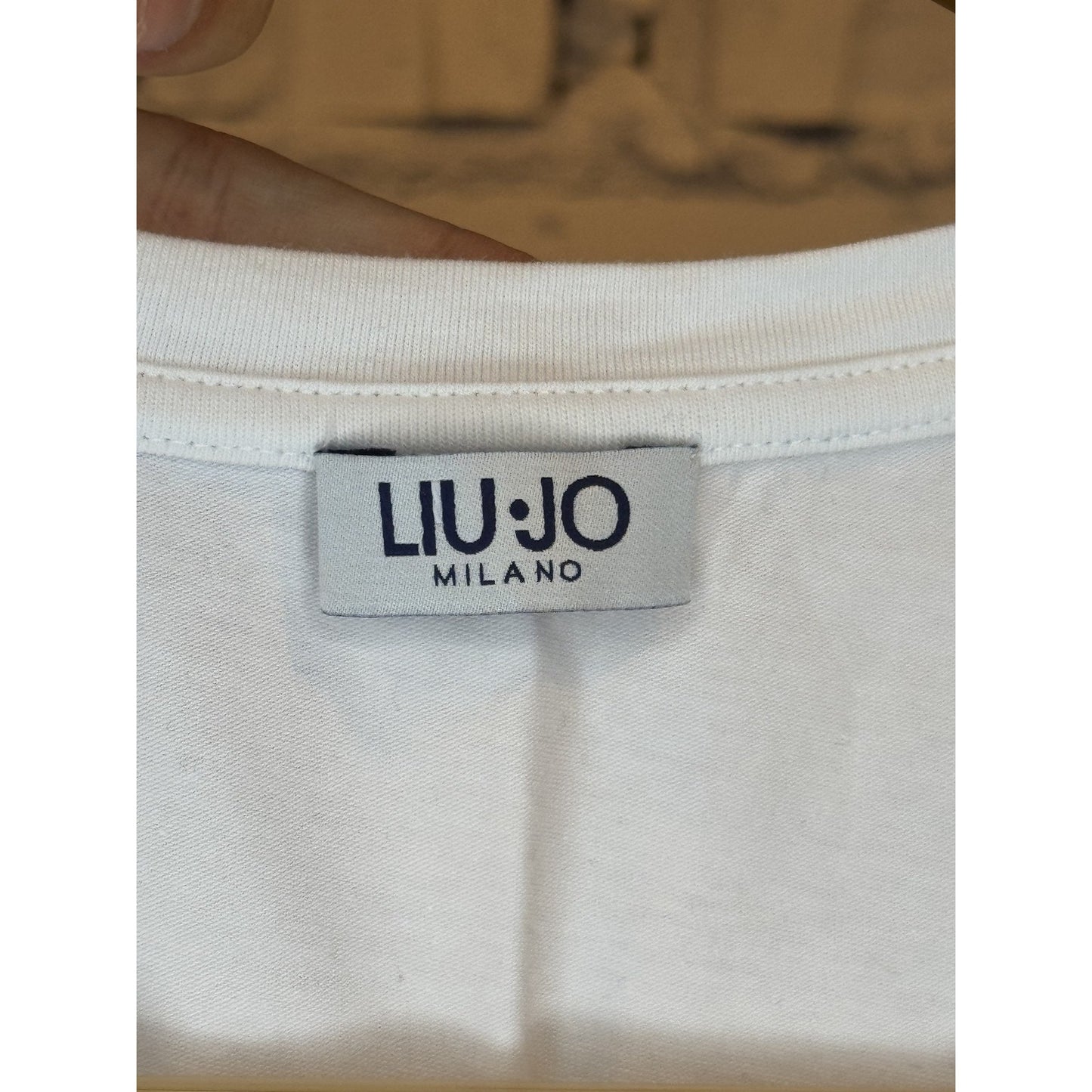 Liu Jo Shirt Women's M White Milano Short Sleeve Tee