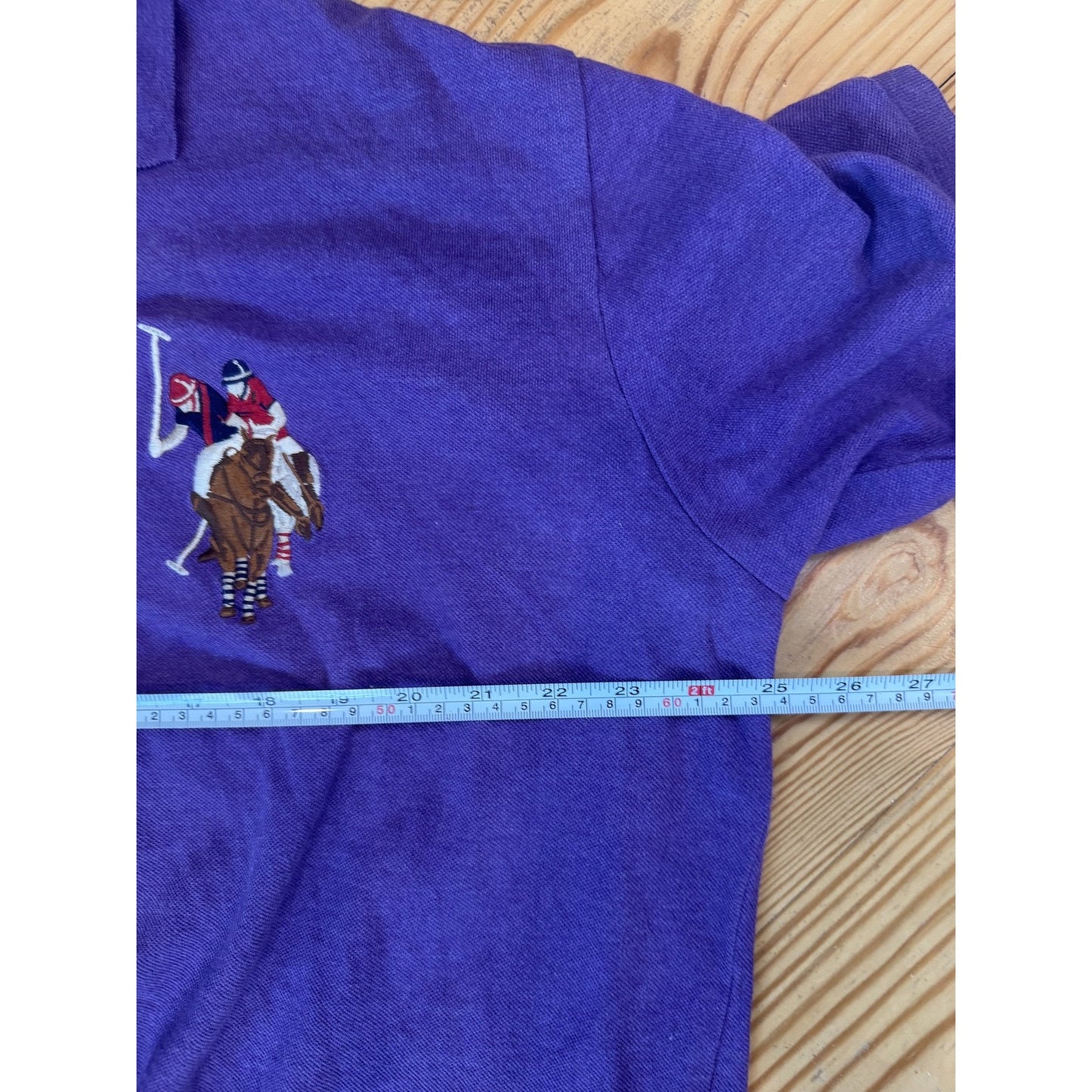 US Polo Assn Polo Shirt Mens XL Purple Embroidered Big Pony