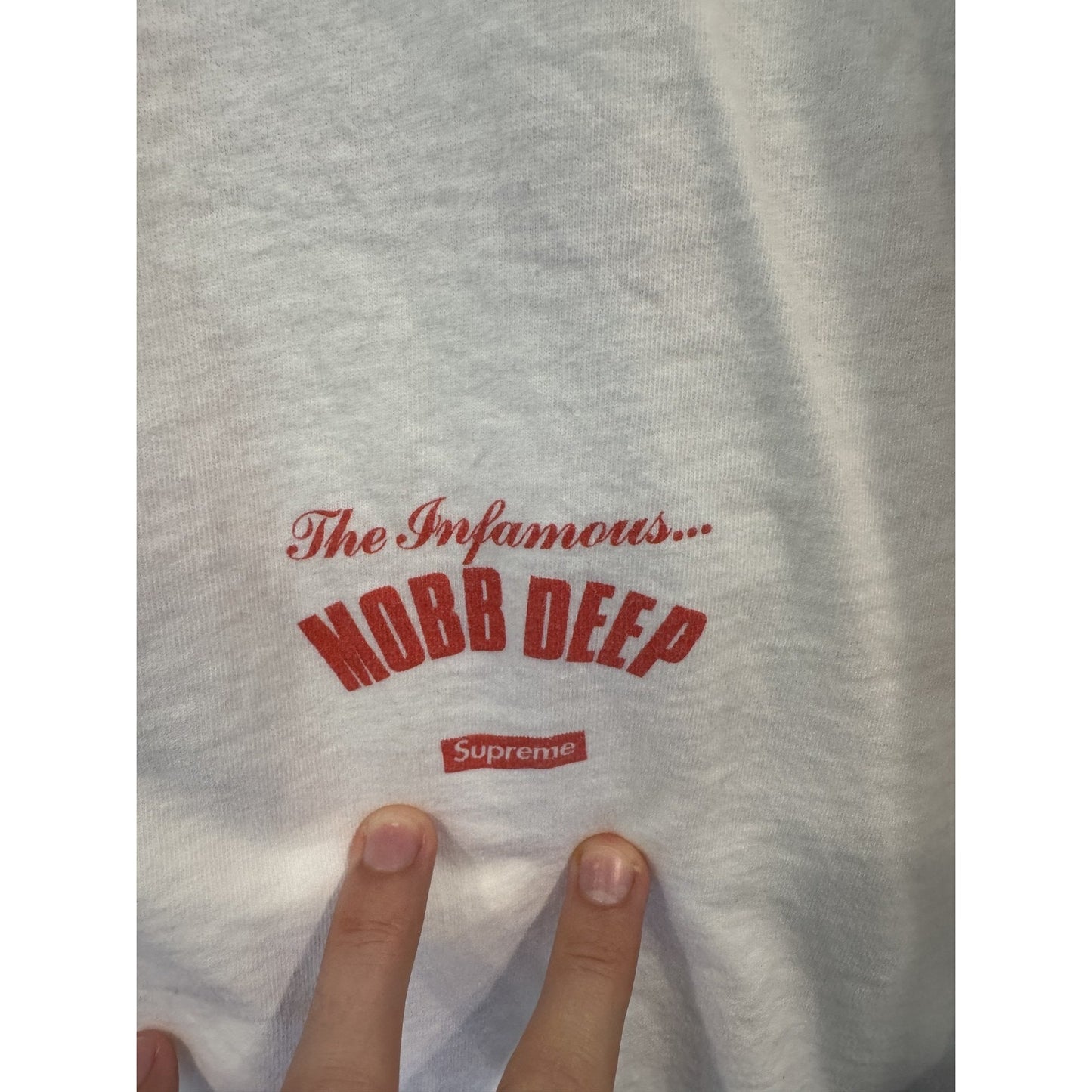 Supreme Mobb Deep Shirt Mens M White Red Dragon Graphic Rap Tee