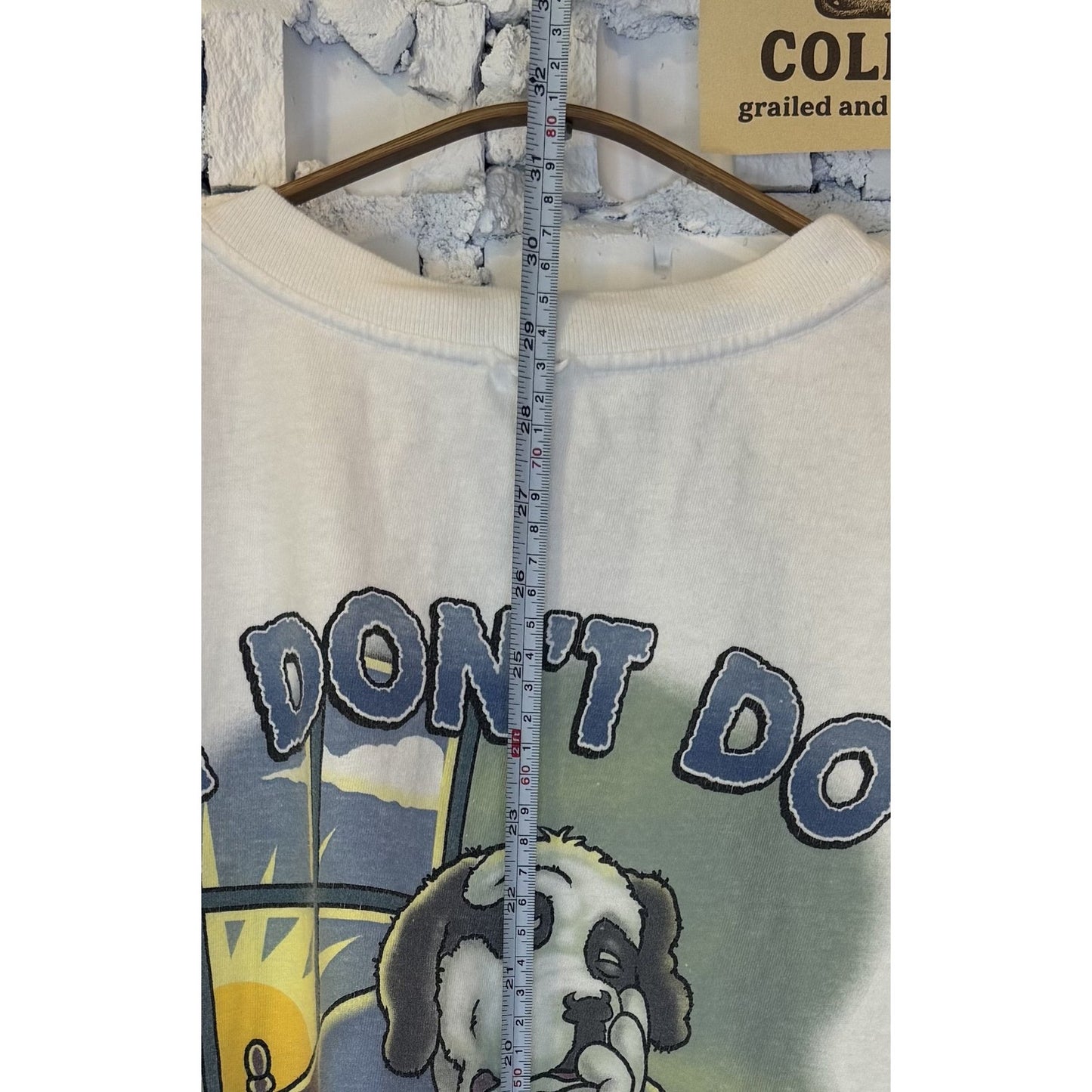 Vintage Big Dogs Shirt Mens XL "I Don't Do Mornings Funny Dog Tee"