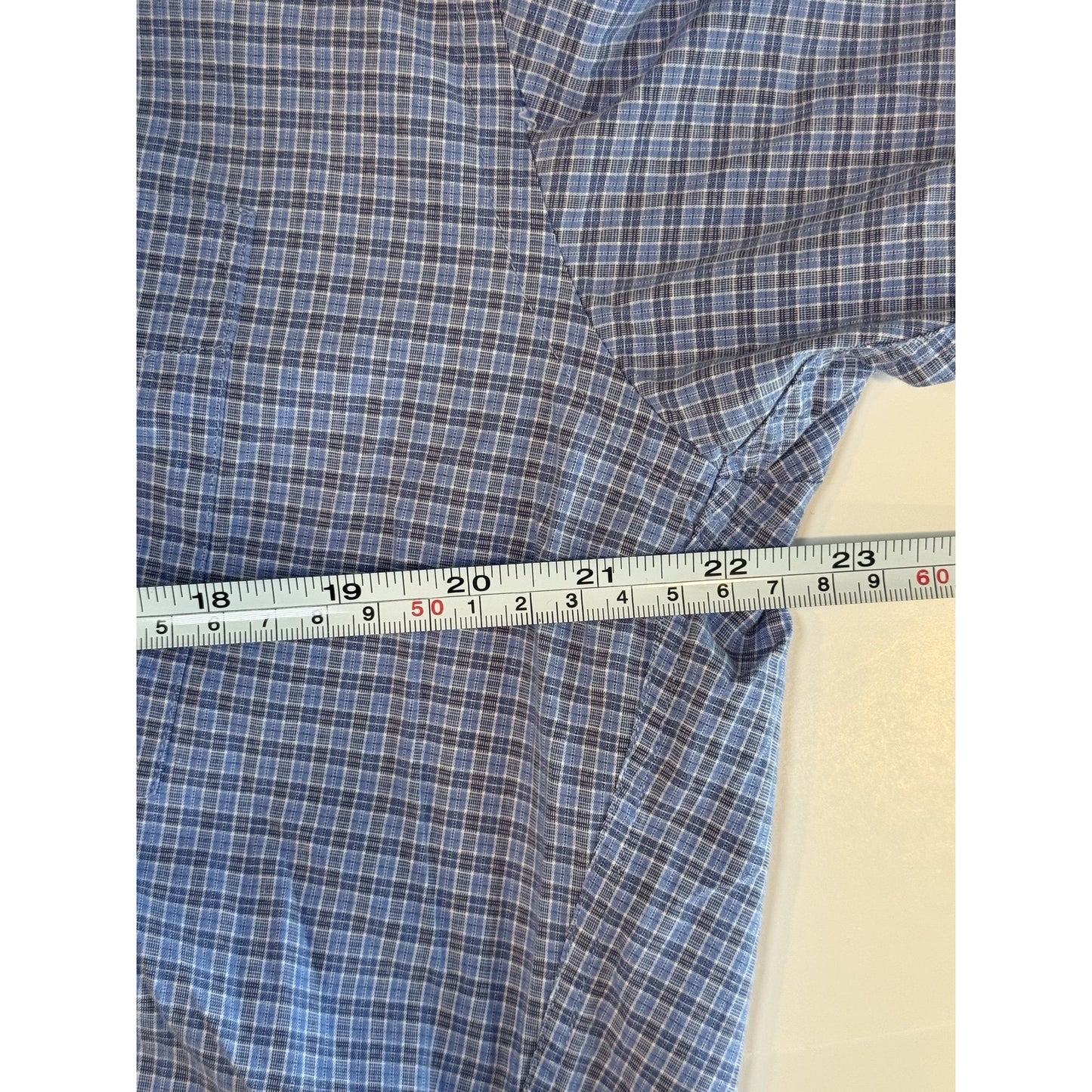 Club Room Mens M Plaid Short Sleeve Button Up Casual Summer
