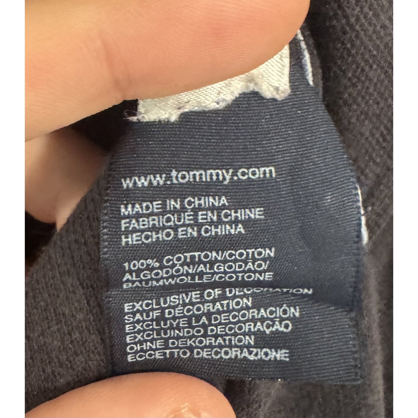 Tommy Hilfiger S Classic Embroidered Flag Casual Polo