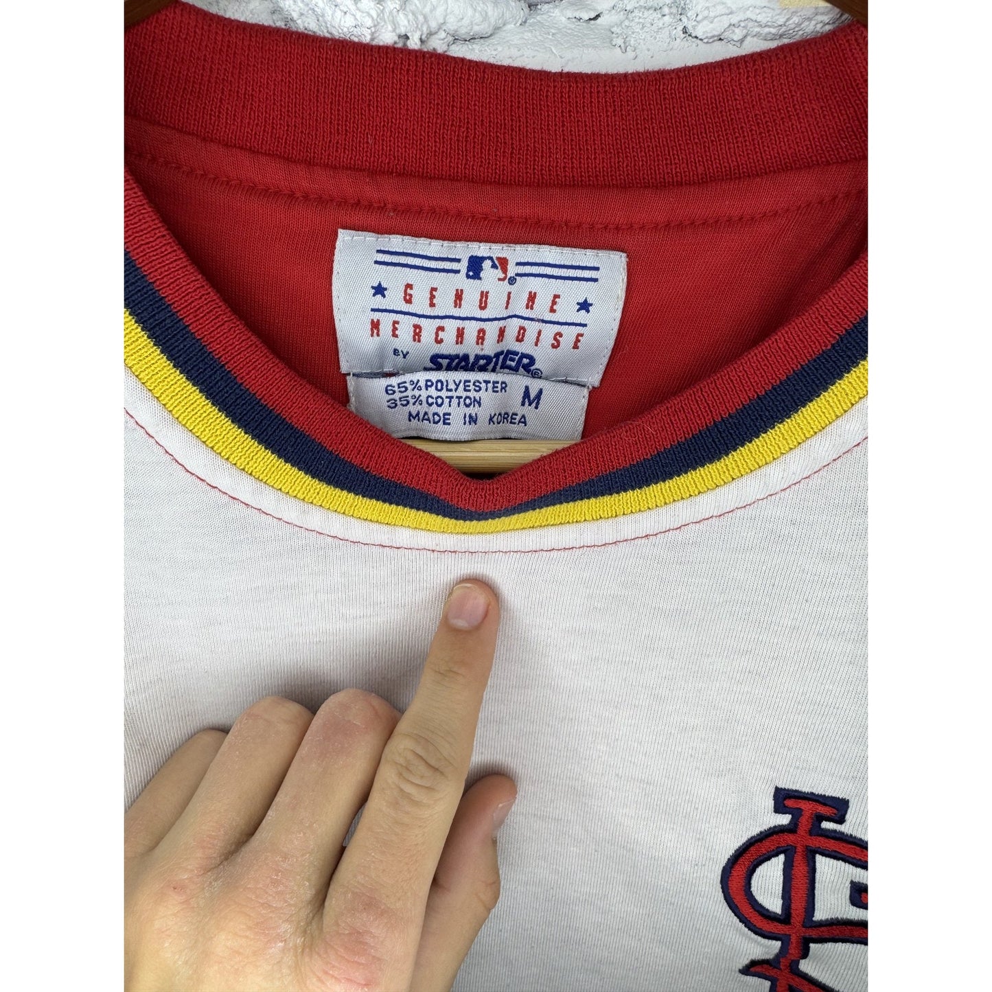 St Louis Cardinals Shirt Mens M Red MLB Baseball