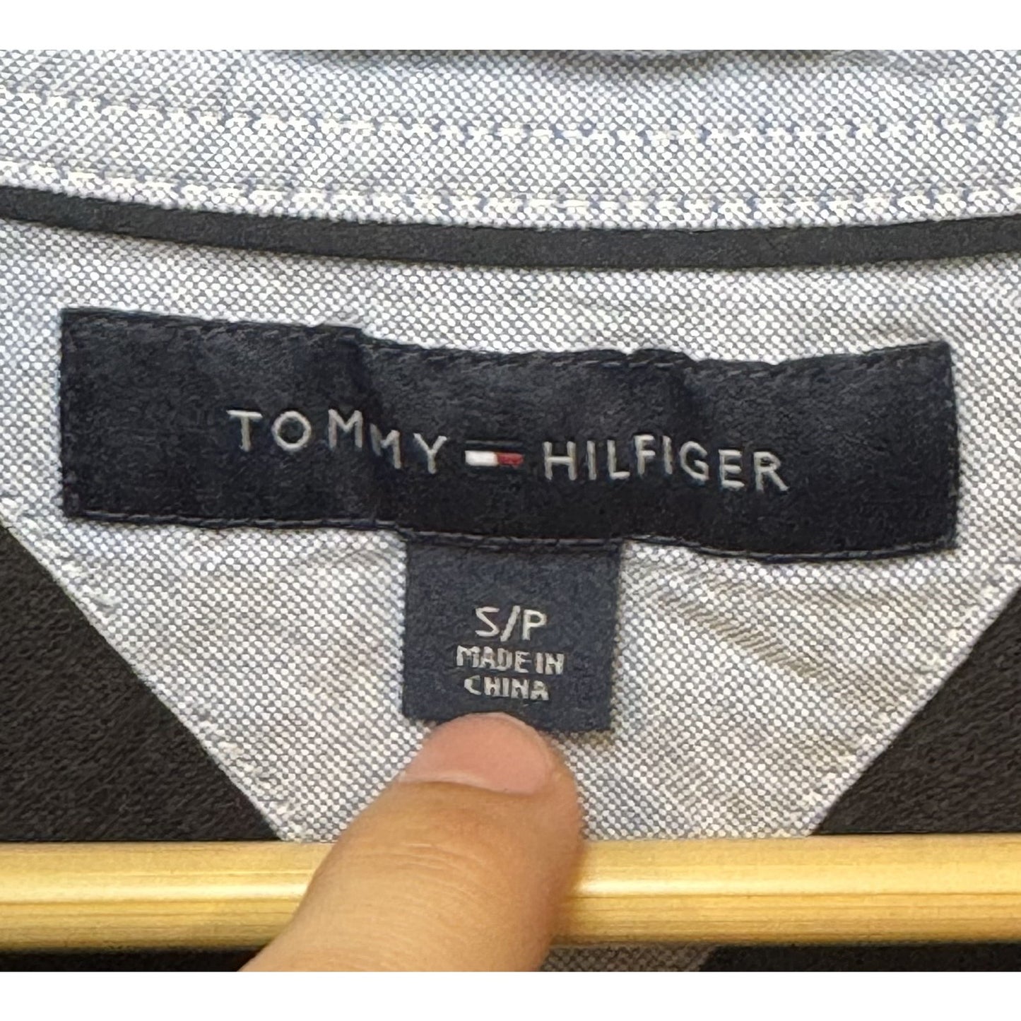 Tommy Hilfiger S Classic Embroidered Flag Casual Polo