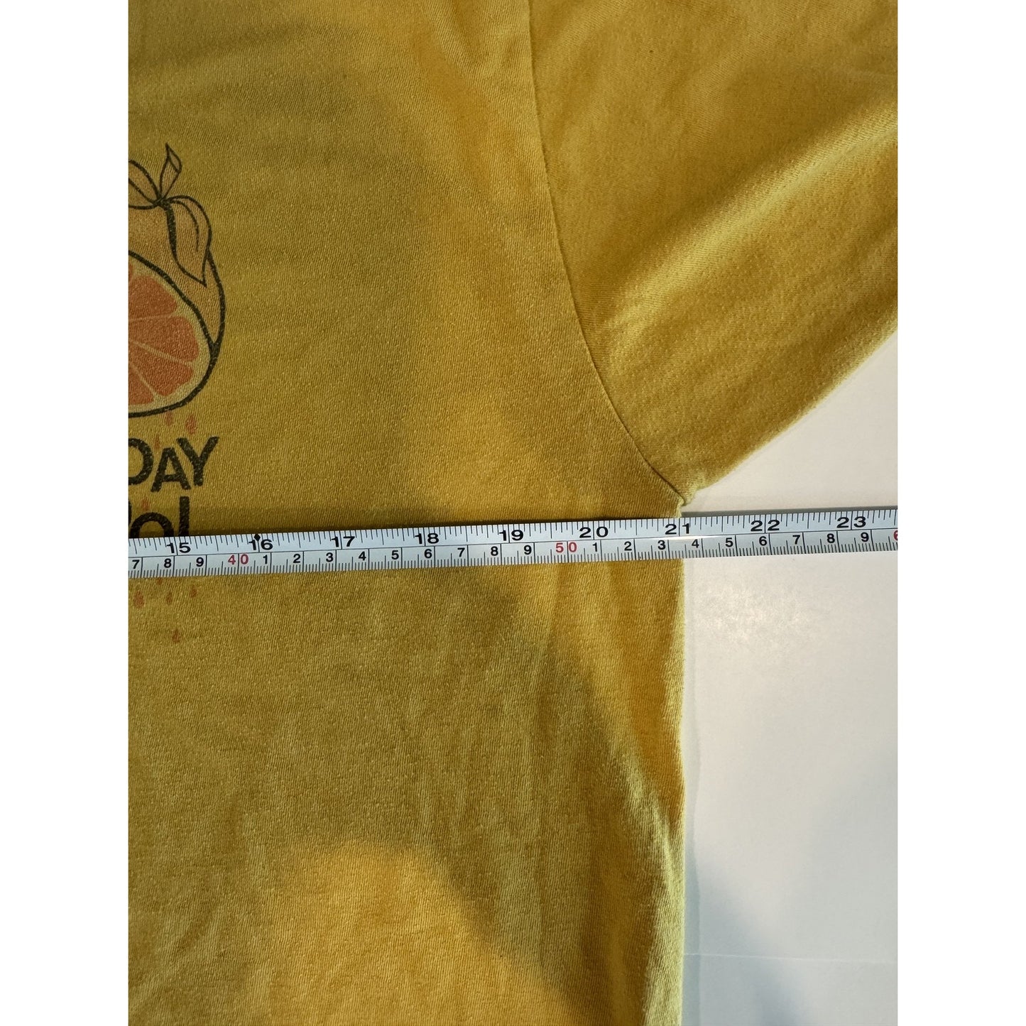 Sunday Cool Shirt Mens L Yellow Graphic Tee