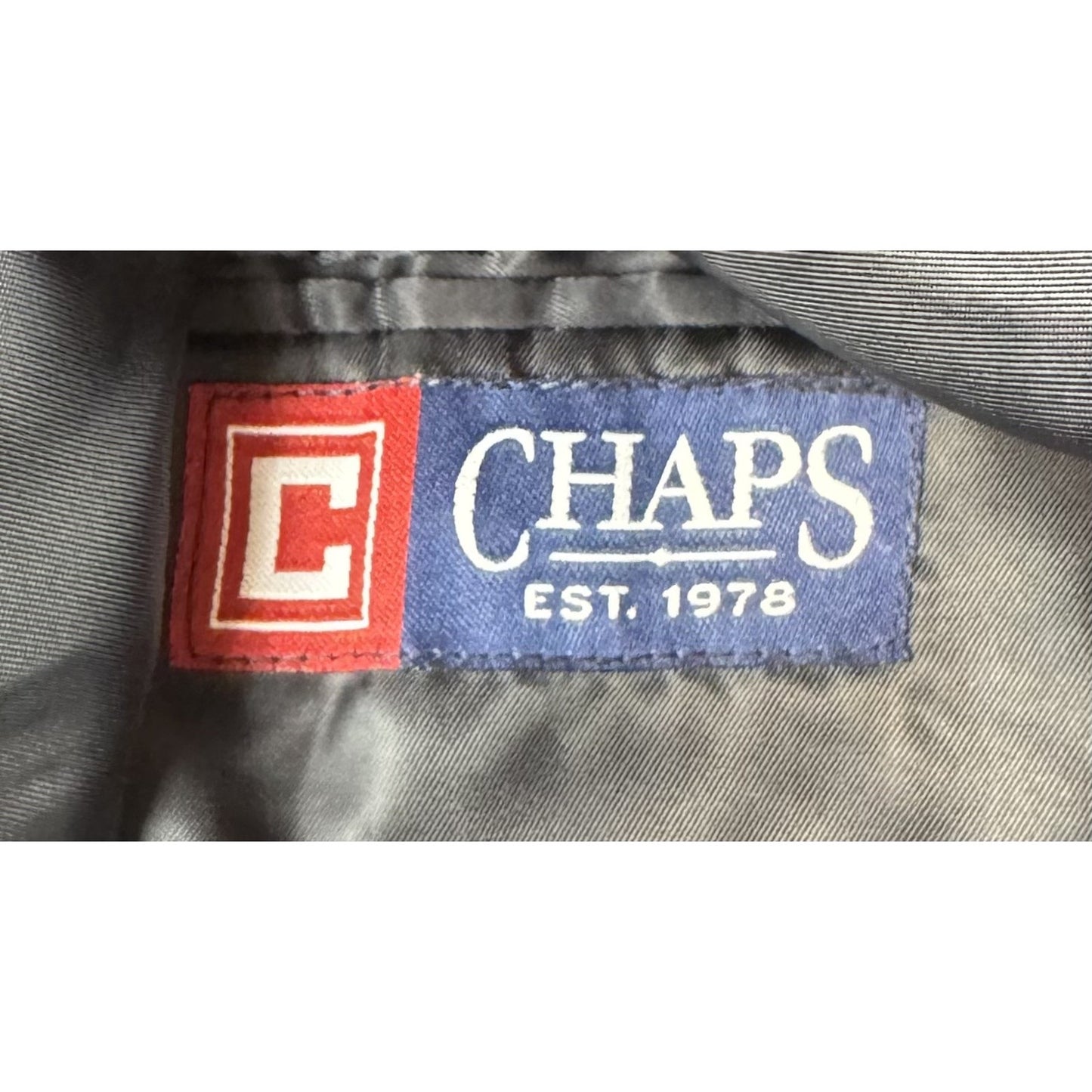 Chaps Blazer Kids 10 Navy Blue Wool Blend Gold Button Sport Coat Jacket