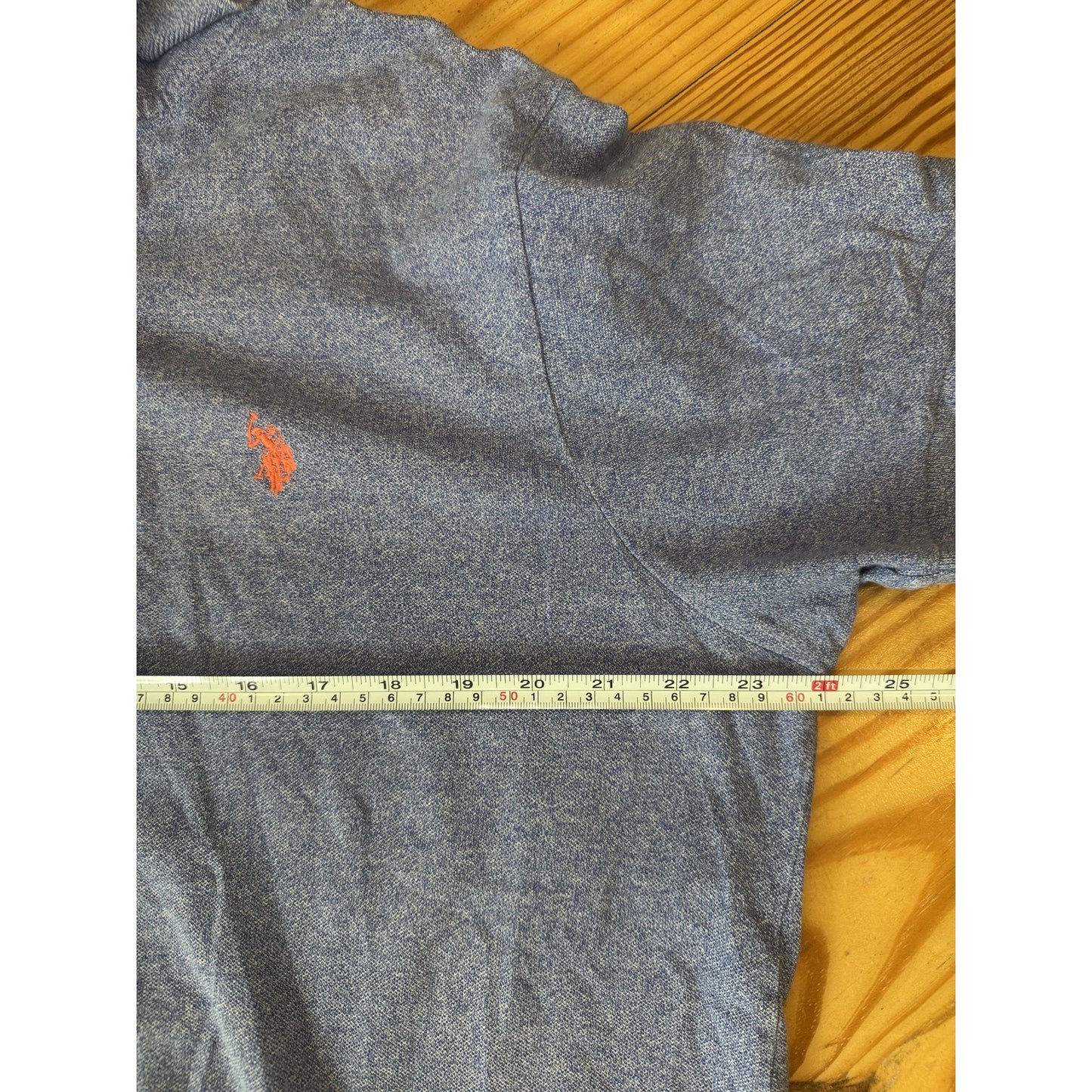 US Polo Assn Mens XL Blue Short Sleeve Golf Polo