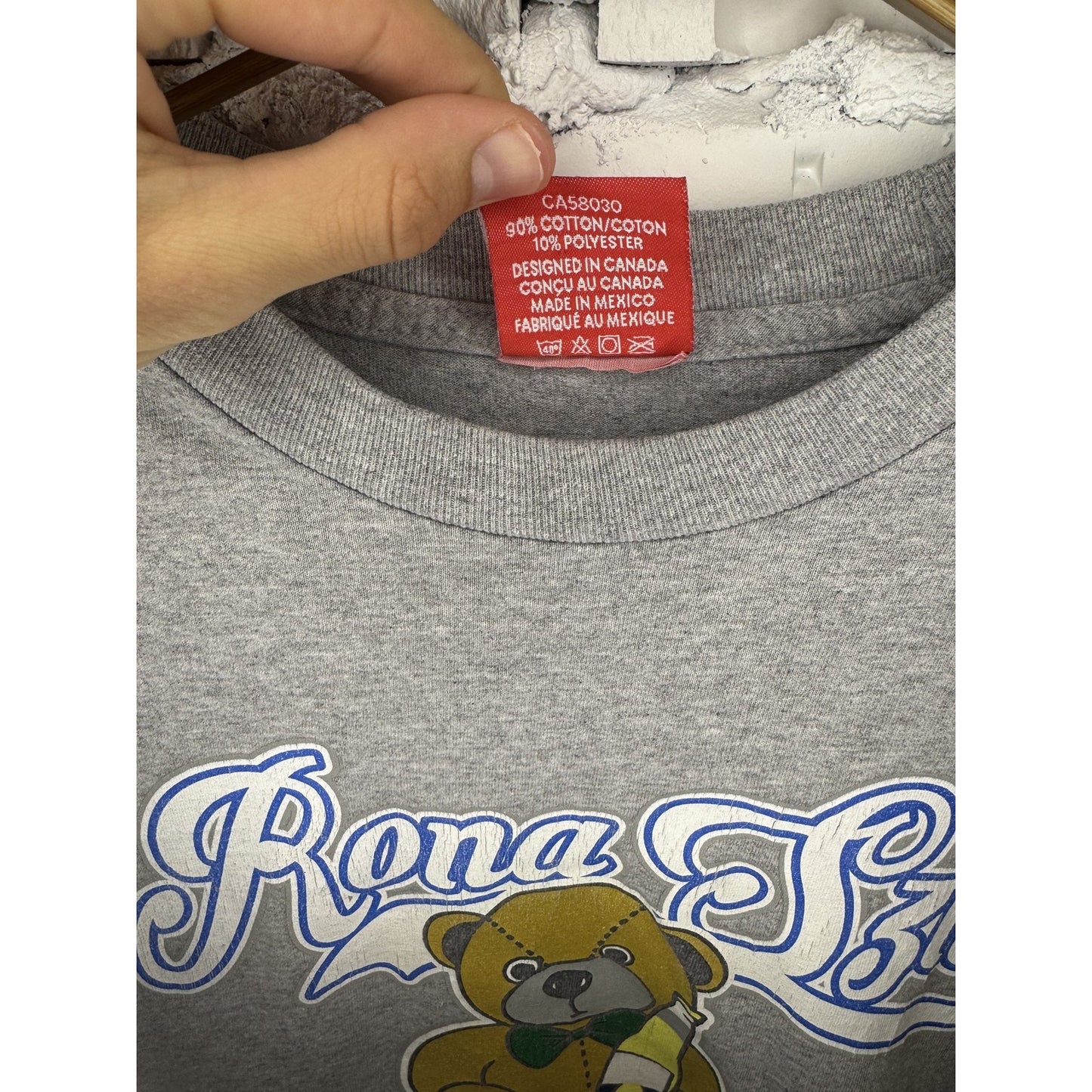 Nelk Boys Shirt Mens M Gray Rona Szn Bear Graphic Tee