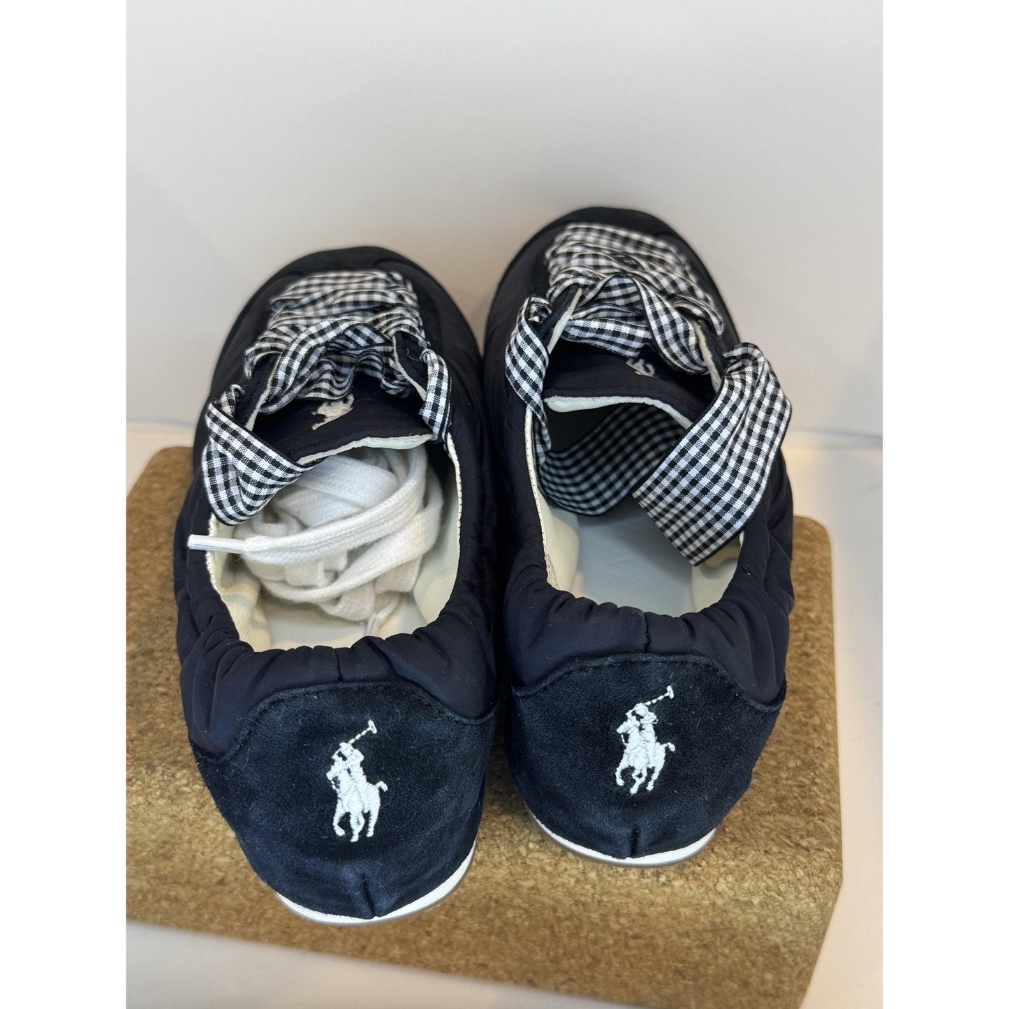 Polo Ralph Lauren Shoes Womens Size 7.5 Gingham Lace Up