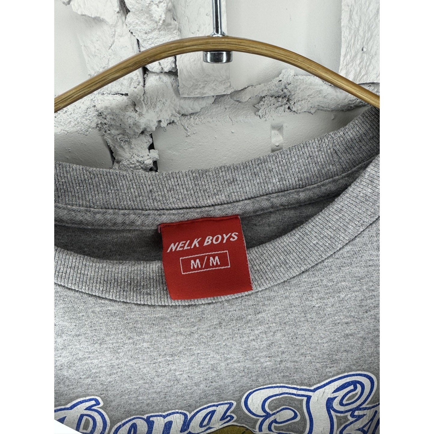 Nelk Boys Shirt Mens M Gray Rona Szn Bear Graphic Tee