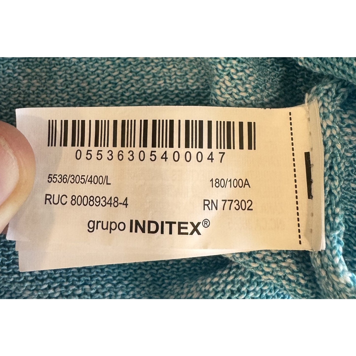 Zara Mens L Blue Knit Lightweight Short Sleeve