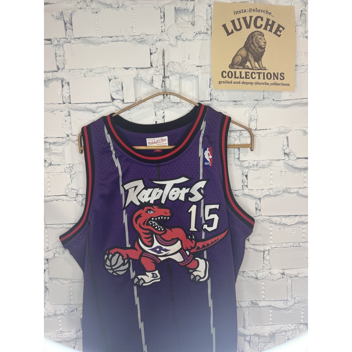Toronto Raptors XL NBA Basketball Vince Carter Jersey