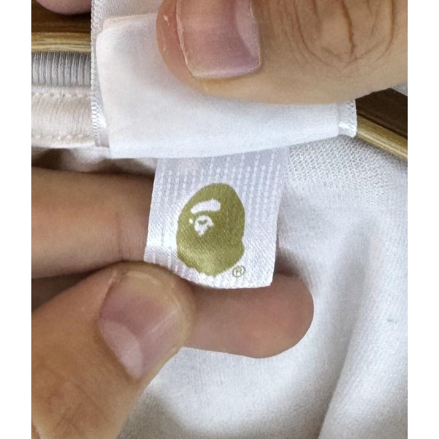 A Bathing Ape Mens M White Purple Camo Bape Tee