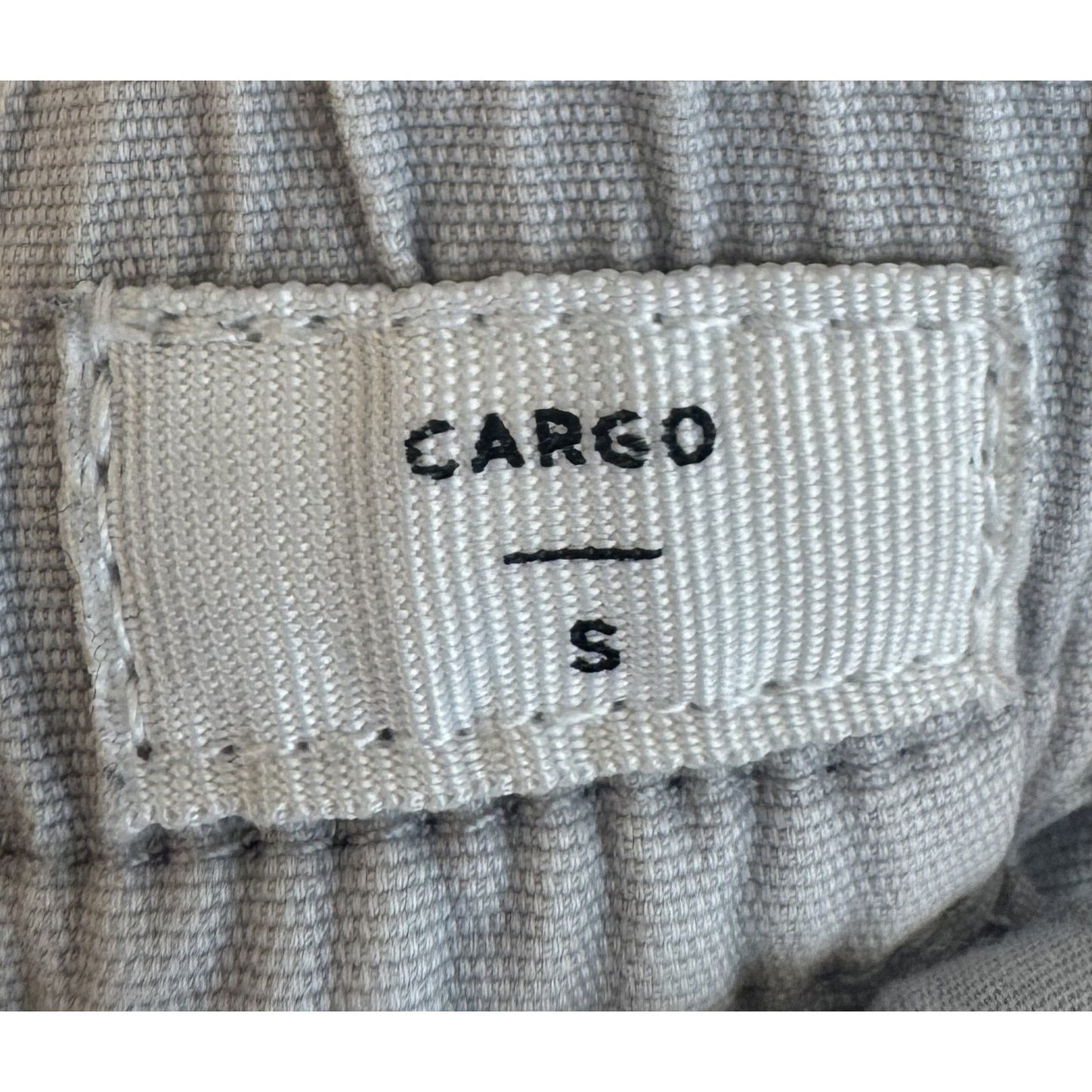 Pacsun Cargo Pants Gray Elastic Waist Drawstring Hem
