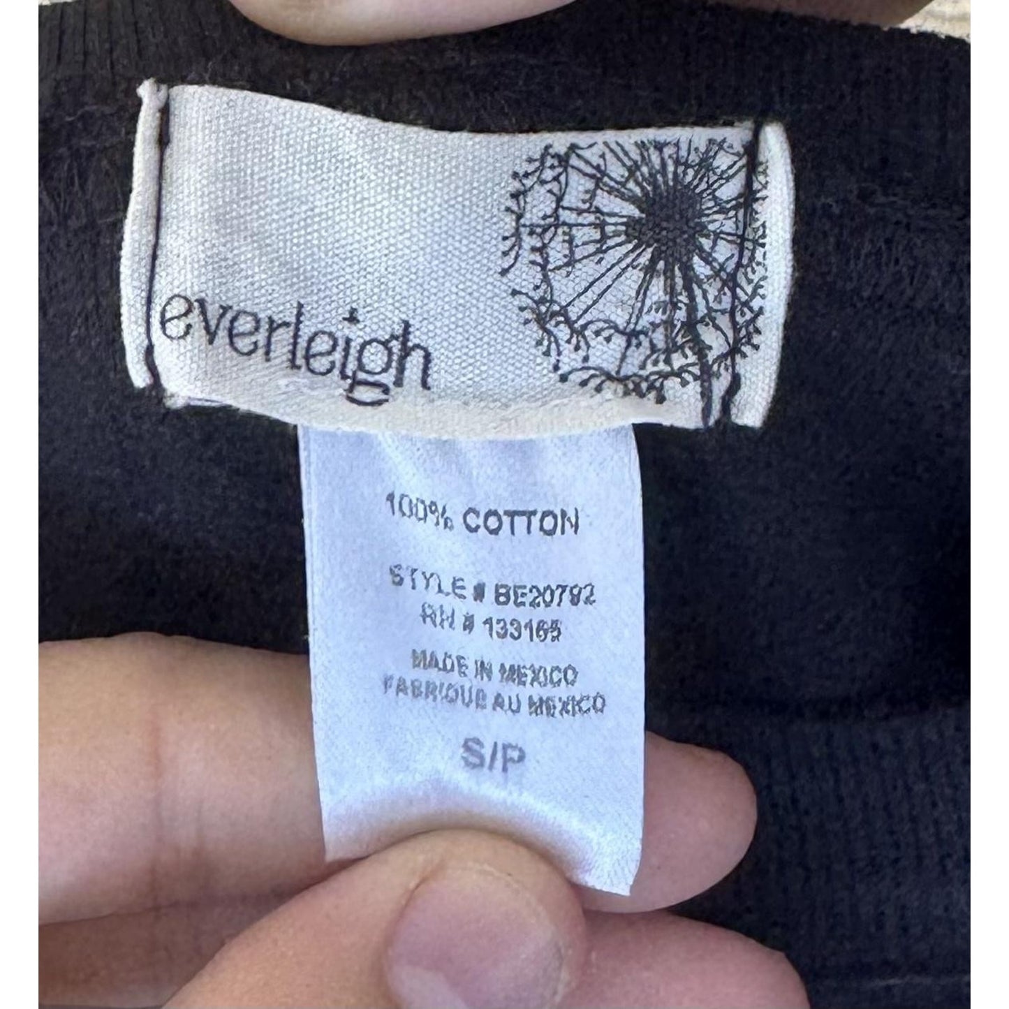 Everleigh Womens S Black White Pullover