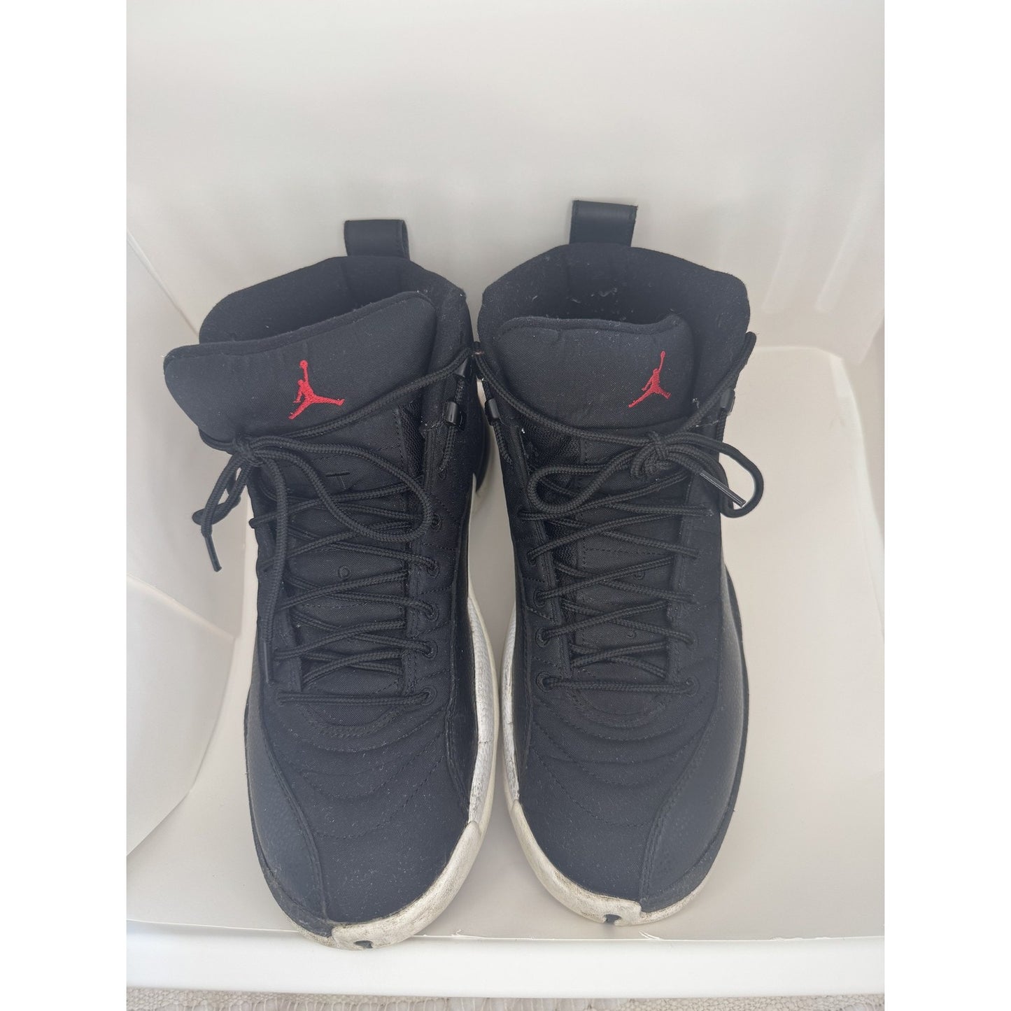 Jordan 12 Retro Shoes Size 9 Flu Game Basketball Sneakers