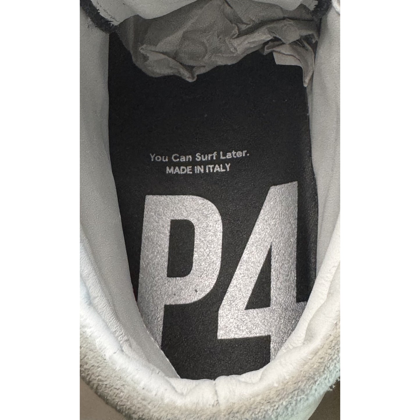 P448 Rail Tulum Gold High Top Shoes