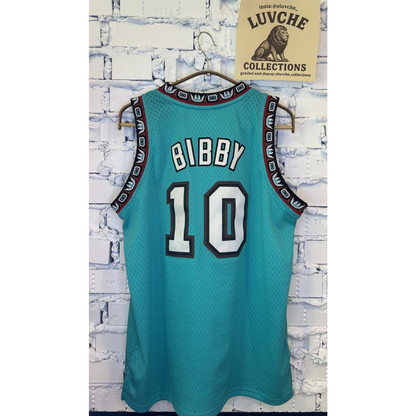 Vancouver Grizzlies Jersey Mens XL Blue NBA Basketball Mike Bibby 90s