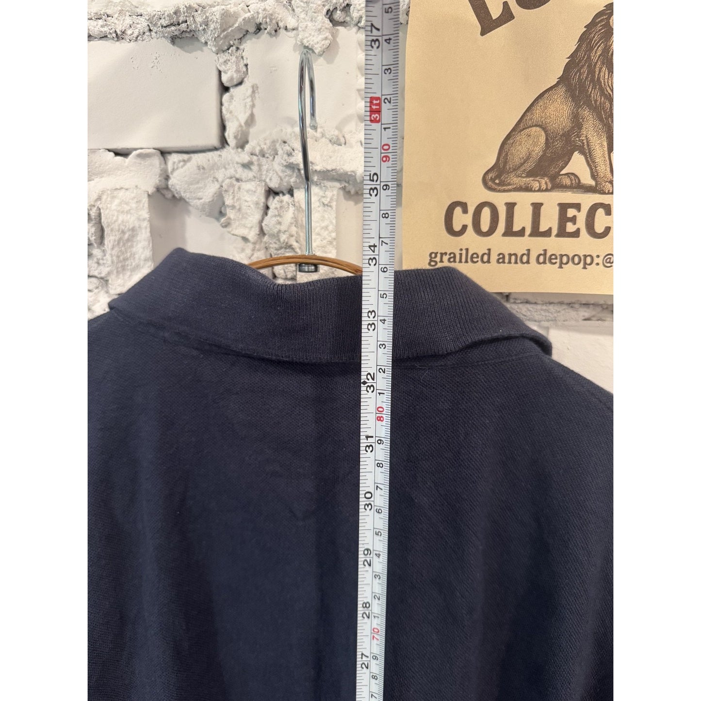 Tommy Hilfiger Shirt Mens XL Navy Blue Classic Fit Long Sleeve Polo 100% Cotton