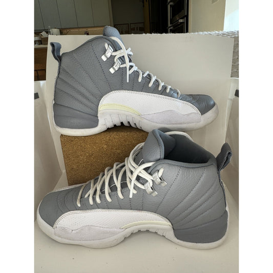 Air Jordan 12 Retro Shoes Mens Stealth Cool Grey OG Box Size 9.5