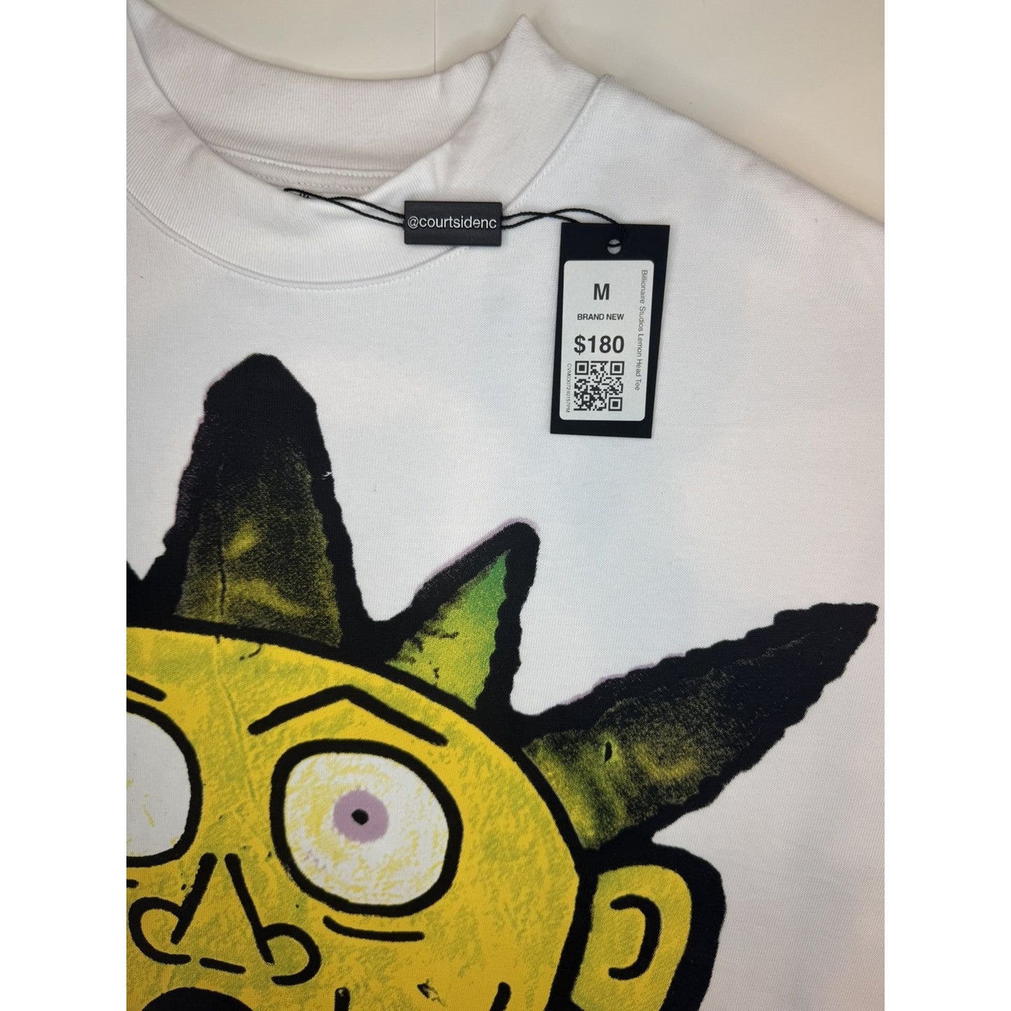Courtside Billionaire Studios Lemon Head M Tee - Brand New