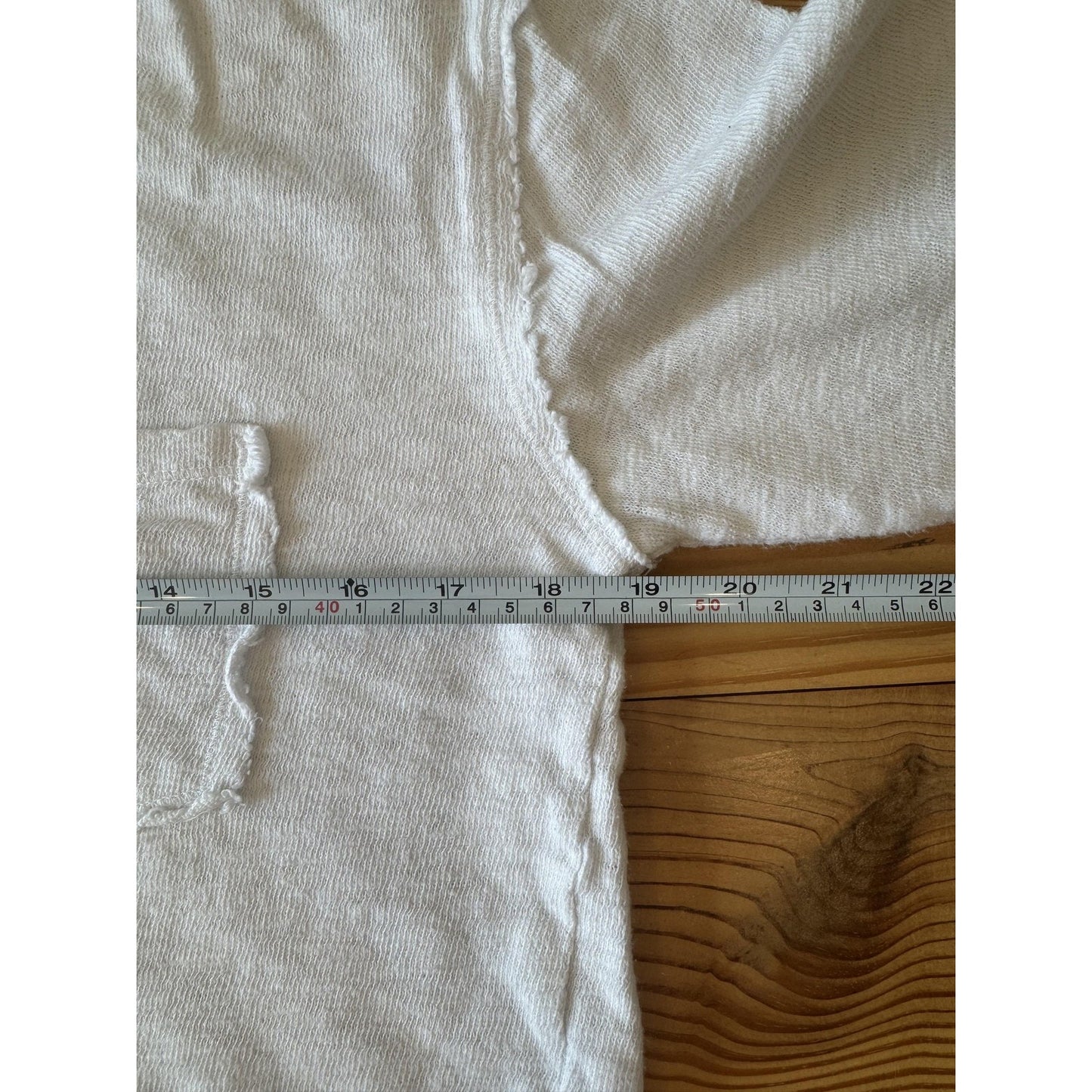 TLA Womens S White Long Sleeve Pocket Pullover