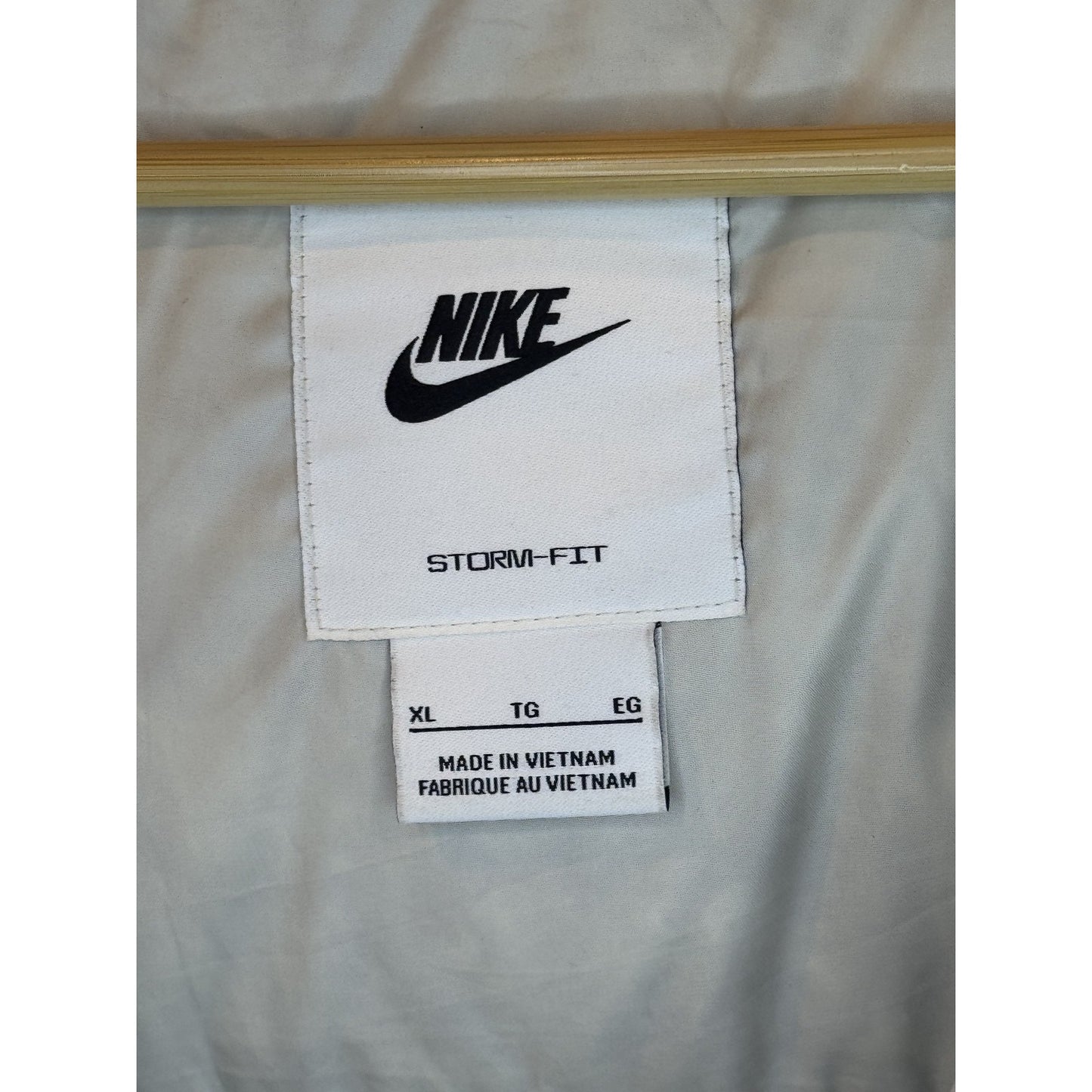 Nike Jacket Gray Storm-FIT Puffer Hooded Full Zip Puffer