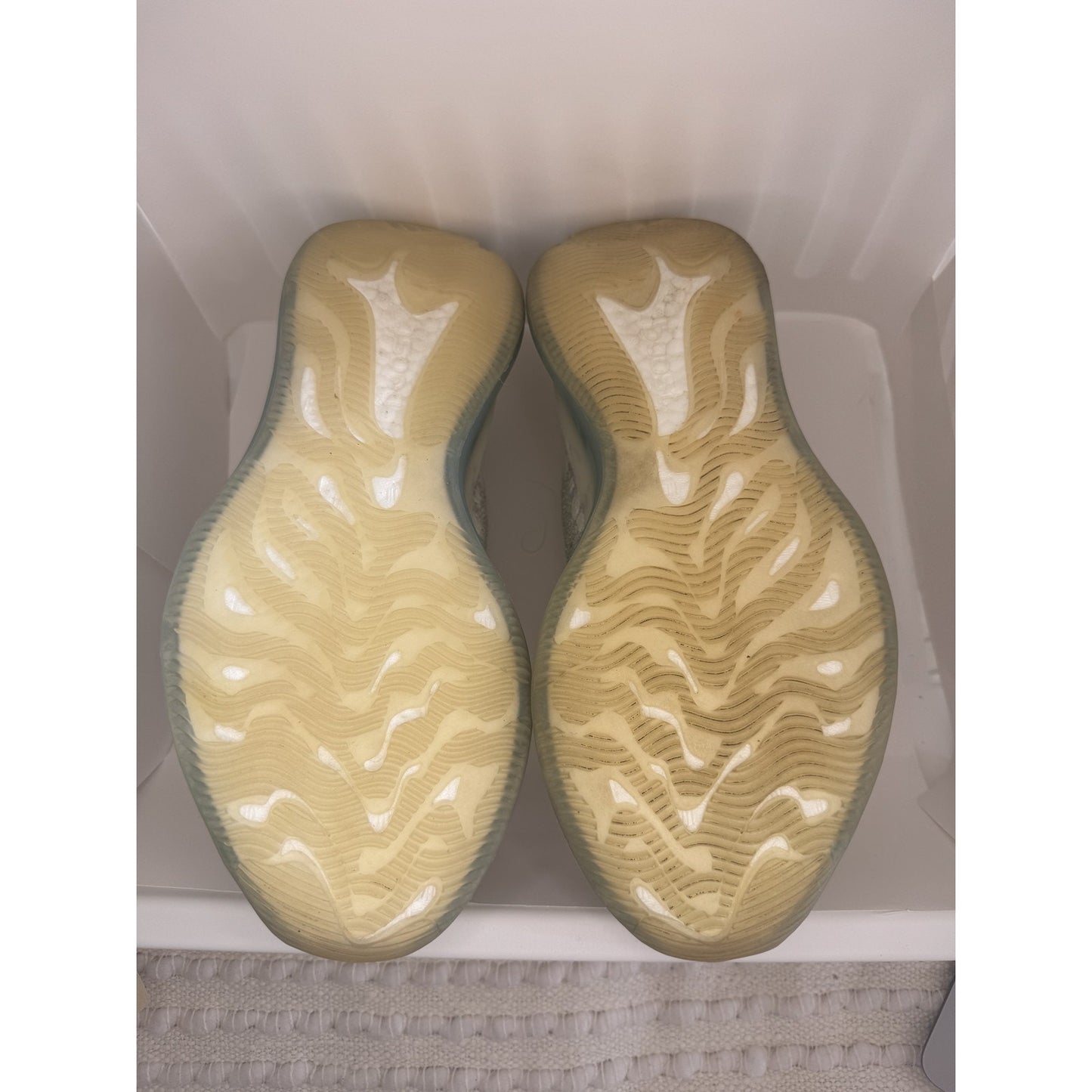 Adidas Yeezy Boost 380 Shoes Mens Blue Oat Reflective Knit