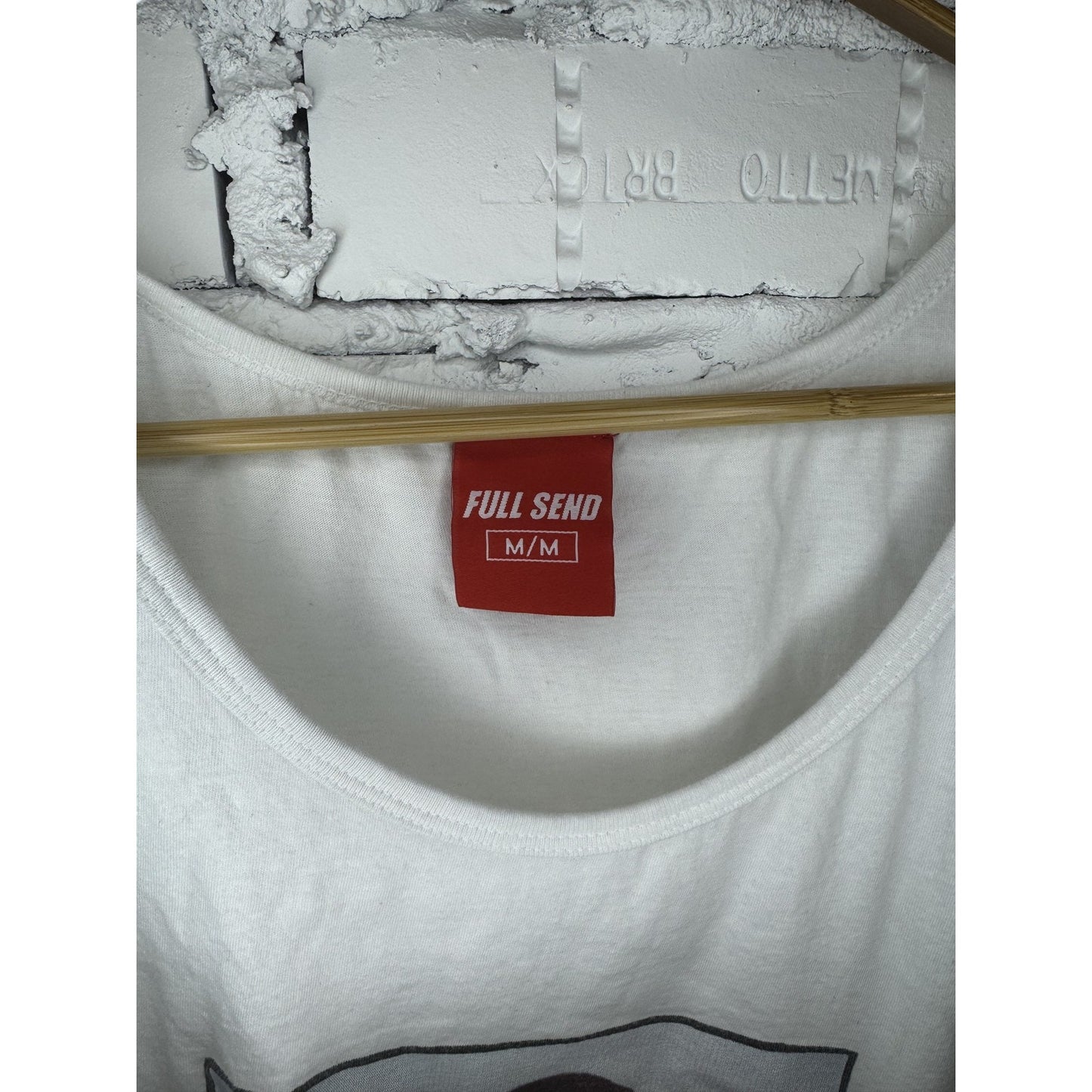 Full Send Mens M Tank Top Mike Tyson Boxing Graphic Tee