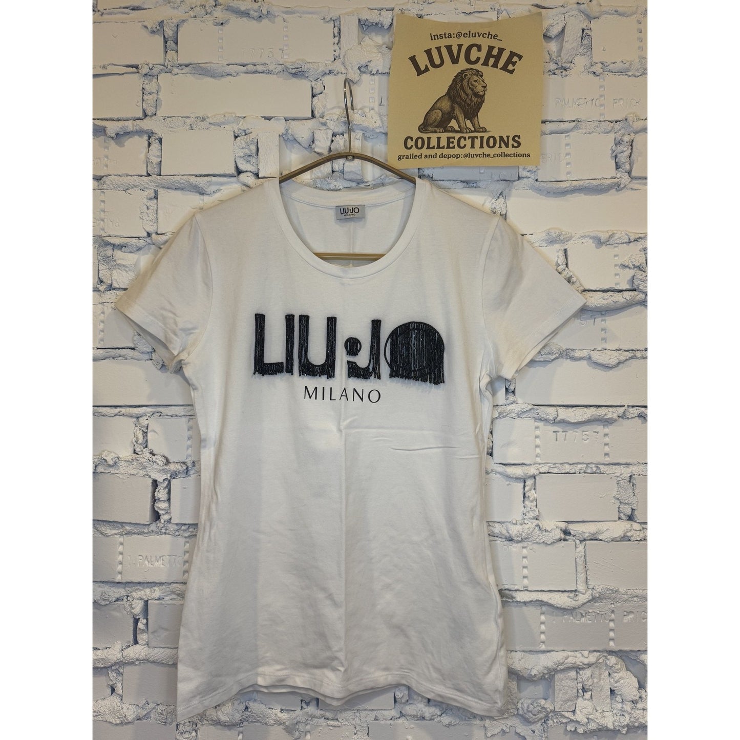 Liu Jo Shirt Women's M White Milano Short Sleeve Tee