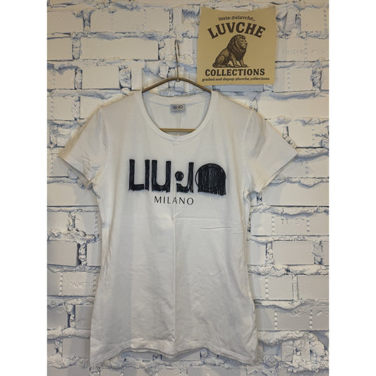 Liu Jo Shirt Women's M White Milano Short Sleeve Tee