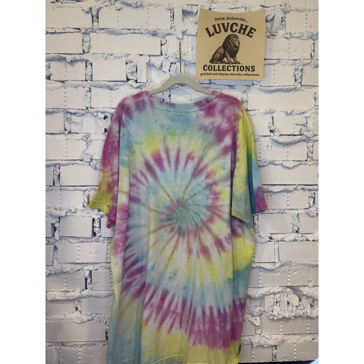 Supreme Shirt Mens Large Tie Dye Supreme Graphic Skateboarding Art USA