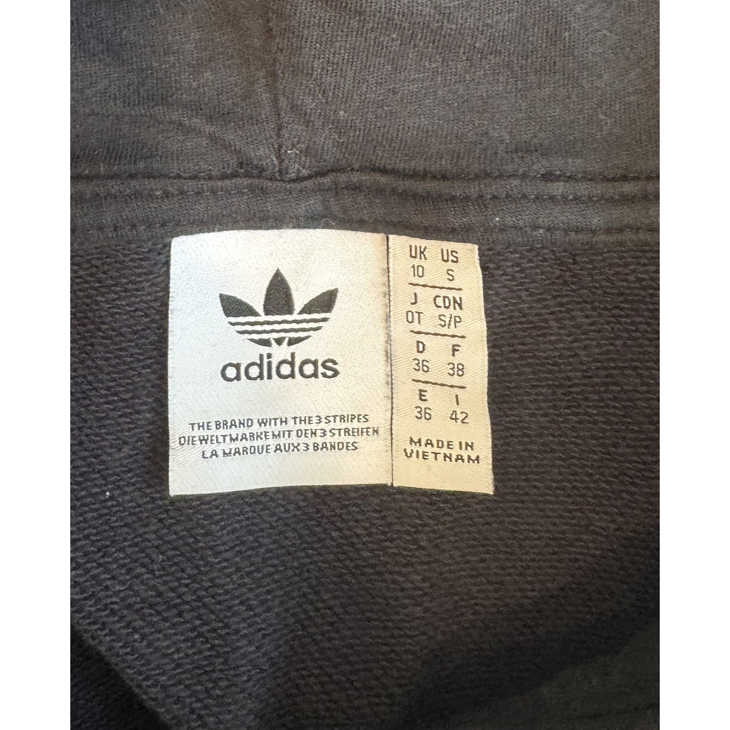 Adidas Womens S Cropped Three Stripes Pullover