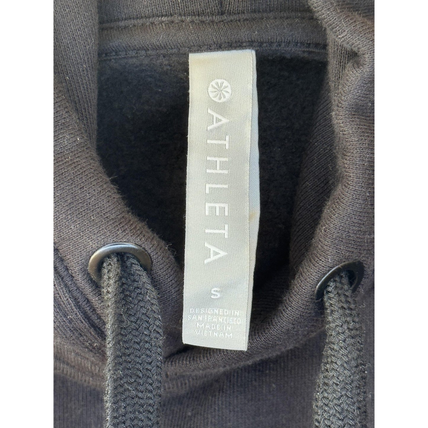 Athleta Womens S Floral Embossed Hoodie