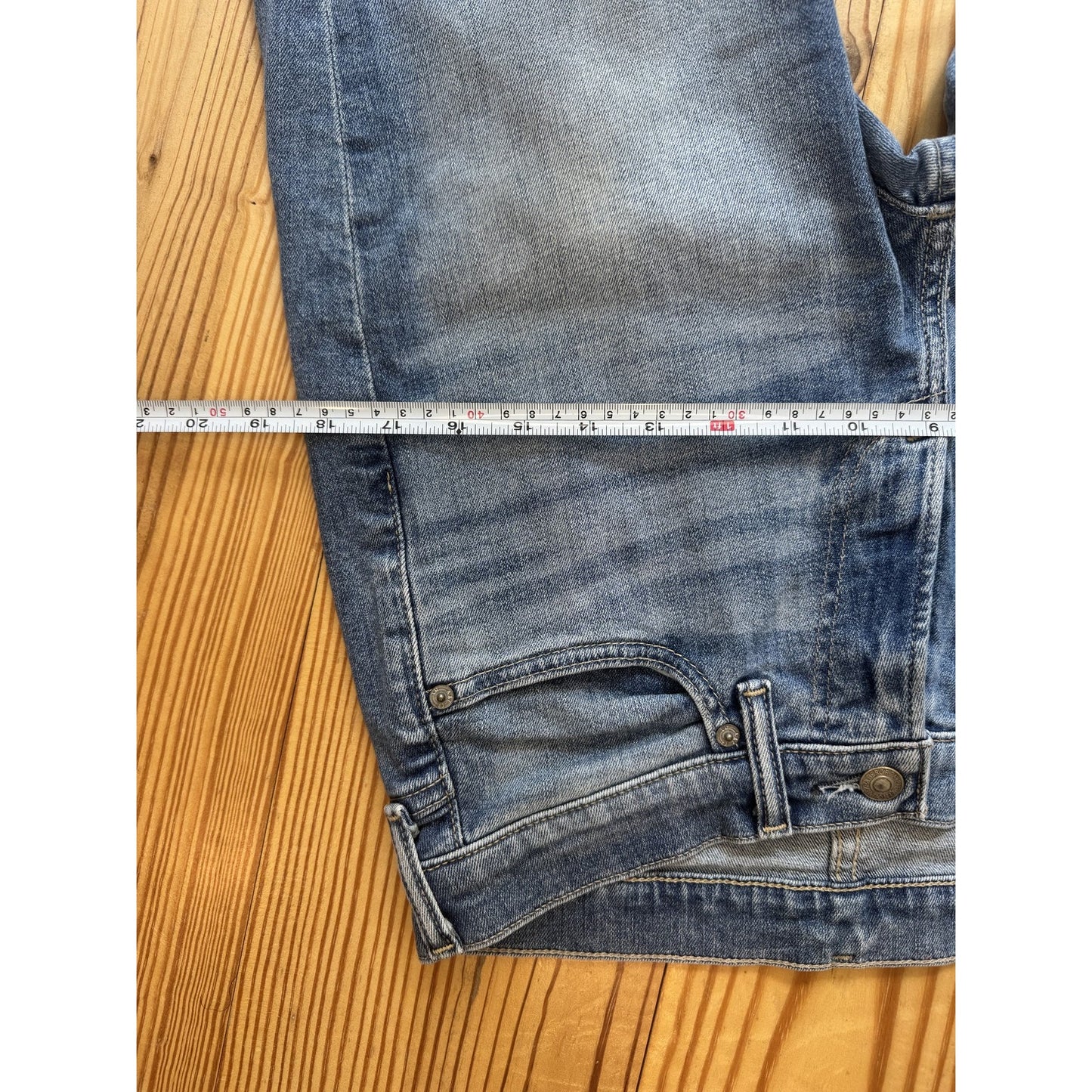 Abercrombie & Fitch Jeans Mens 28x30 Blue Kennan Straight Stretch Denim Pants