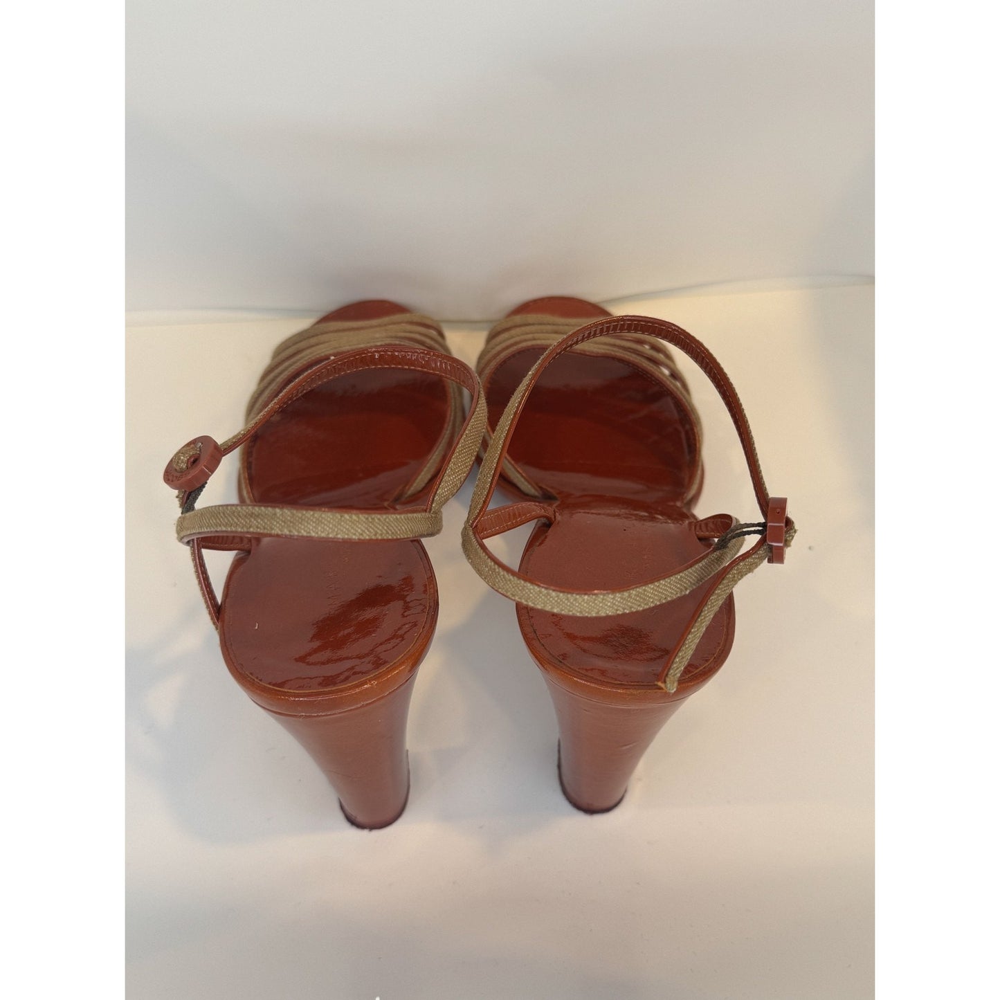 Marc Jacobs Womens Size 6.5 Bronze High Heel with Box