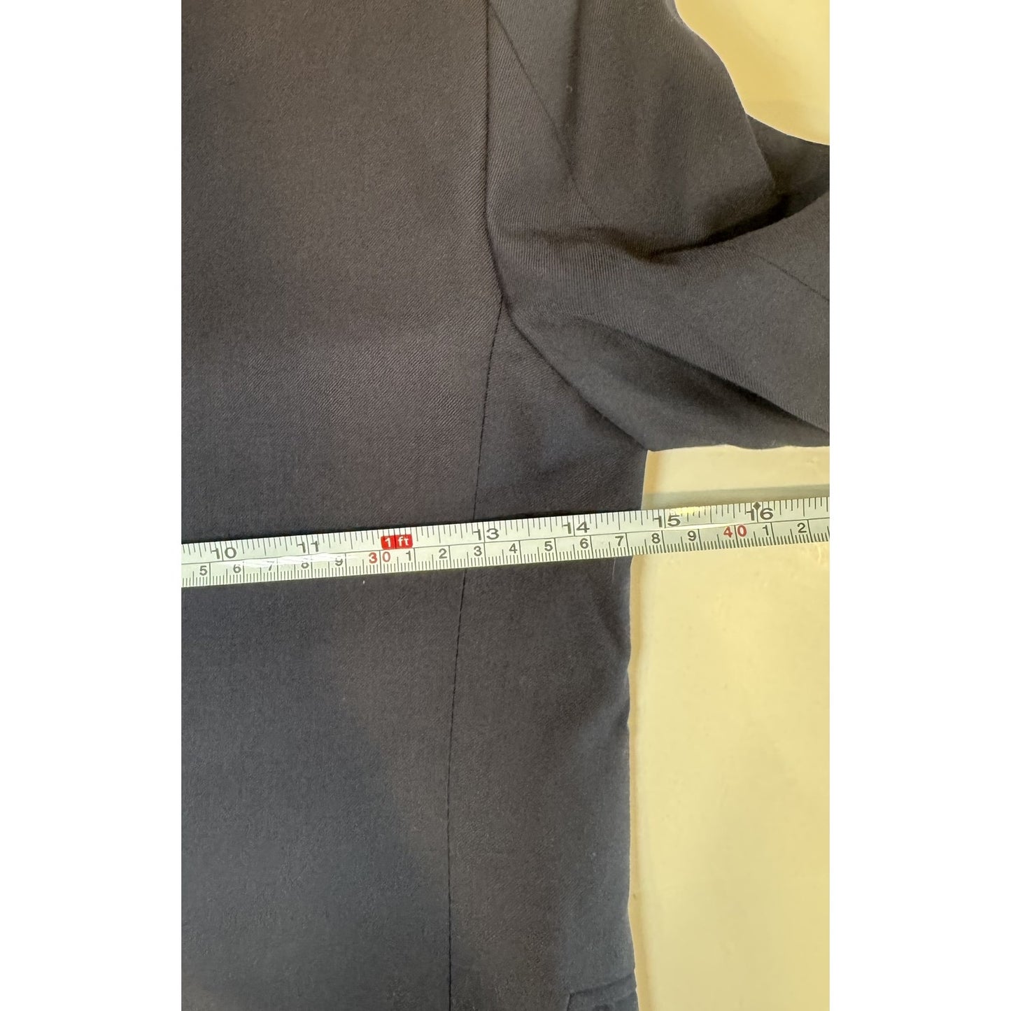 Chaps Blazer Kids 10 Navy Blue Wool Blend Gold Button Sport Coat Jacket