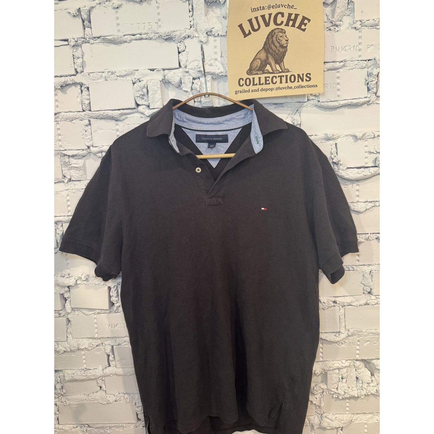 Tommy Hilfiger S Classic Embroidered Flag Casual Polo