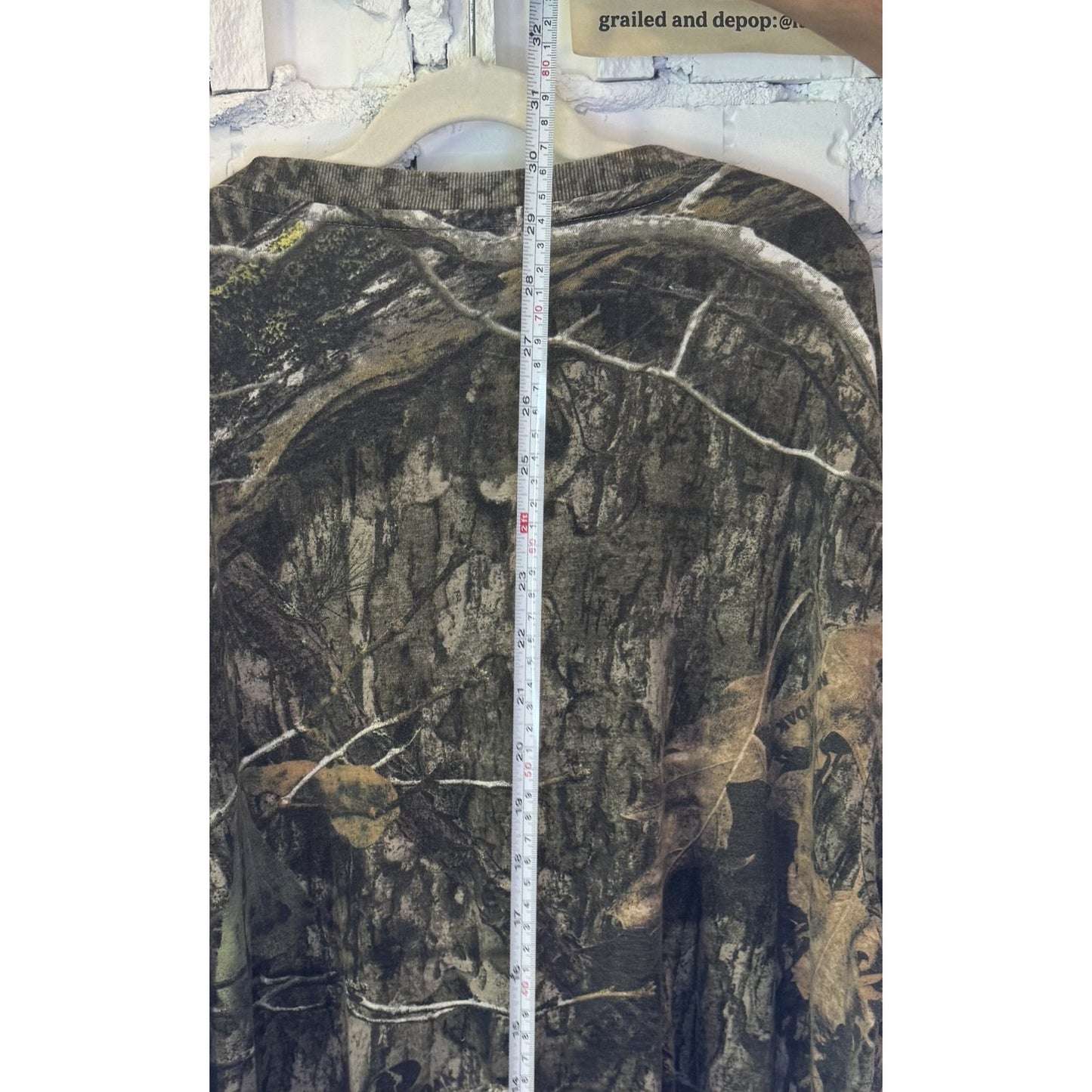 Mossy Oak Mens 2XL Camouflage Long Sleeve Hunting Tee