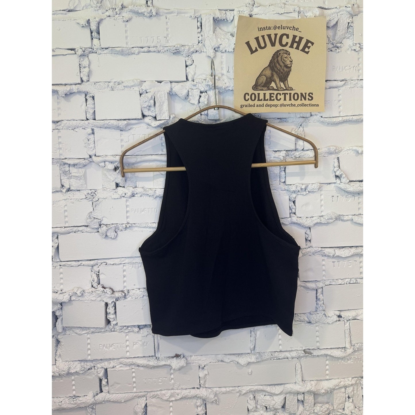Kendall Kylie Crop Top Womens M Black Zip Front Tank