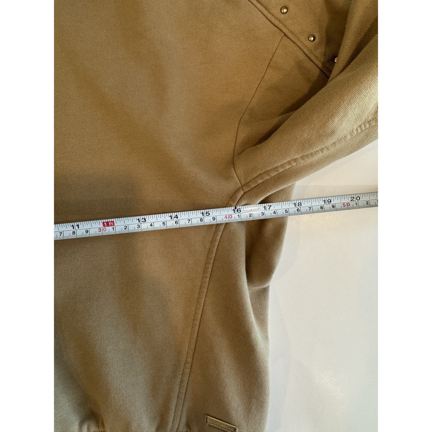 Scotch & Soda Hoodie Womens S Tan Studded Pullover